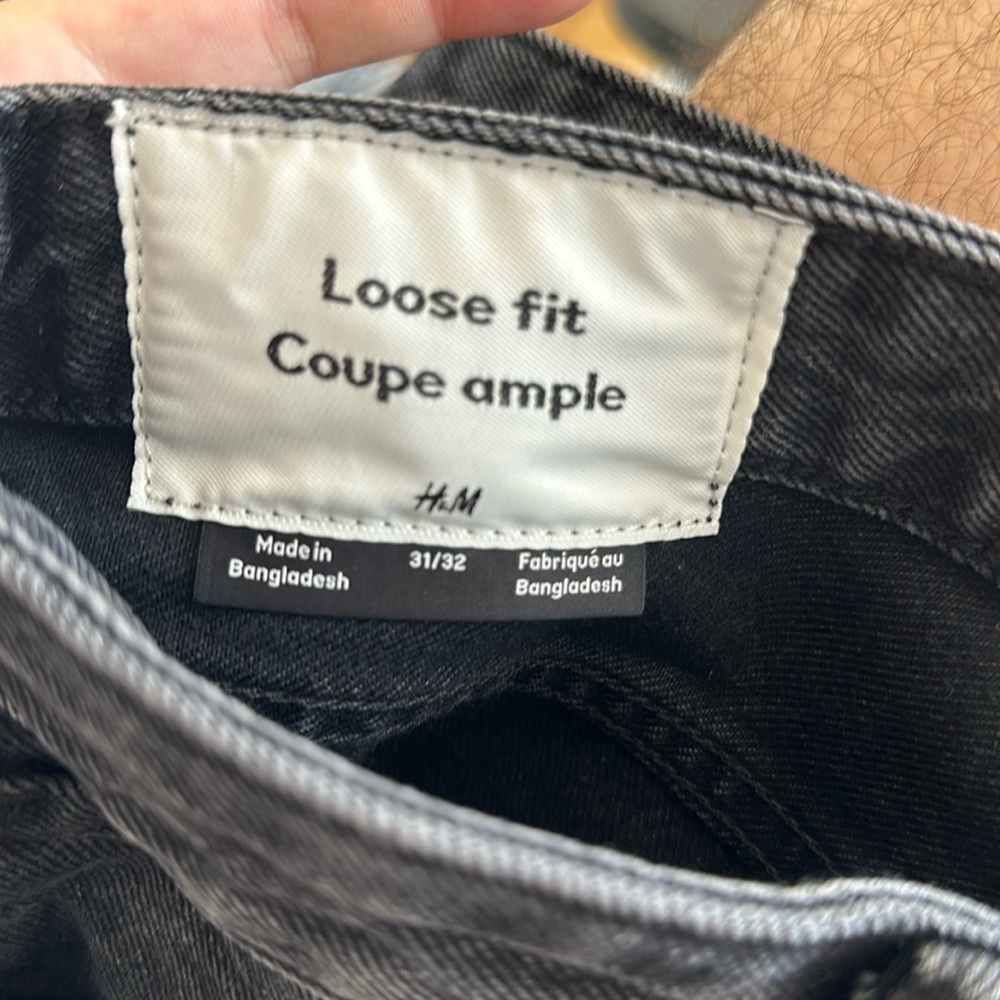 HM loose fit jeans